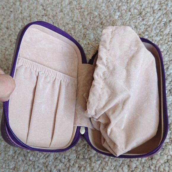 Rowallen Purple Leather jewelry box - Picture 9 of 12